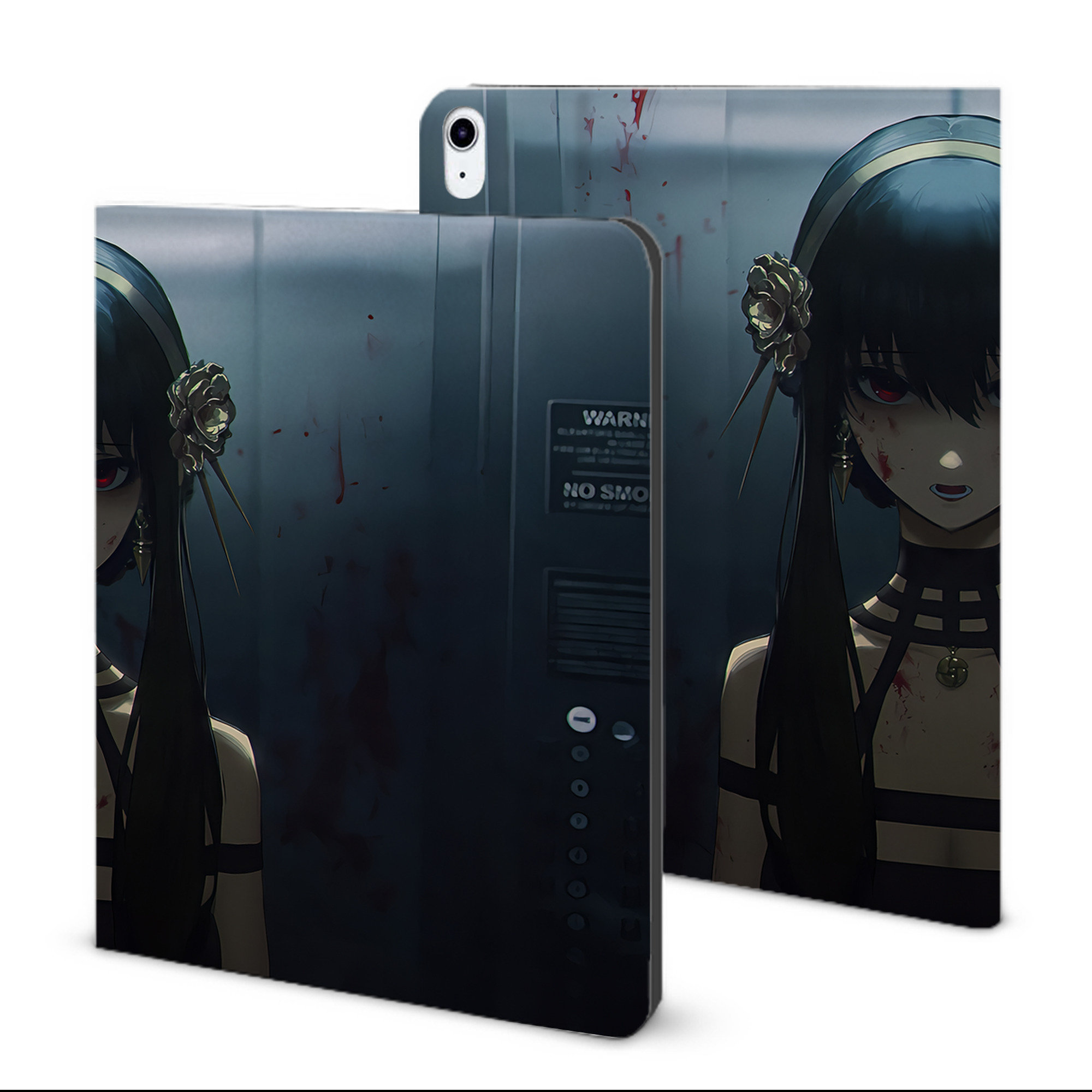 （画像用） SPY×FAMILY间谍家家酒 IPad ケース ブック型 PUレザー TPU 耐衝撃 軽量 薄型 ペン収納なし 全面保護 IPad 各モデル対応